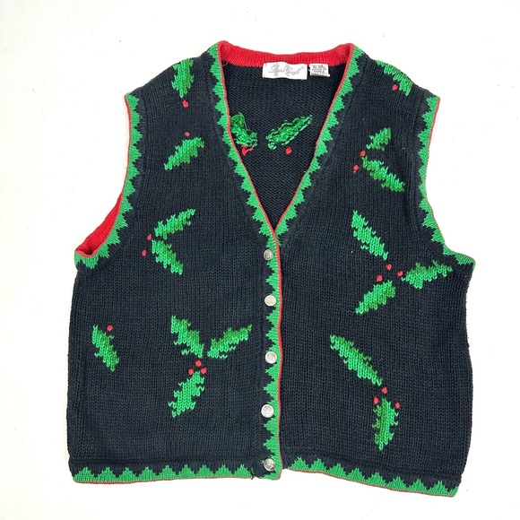 Jackets & Coats Vintage Holiday Sweater Vest Poshmark